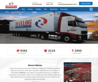 Maxlogtransportes.com.br(Maxlog Transportes) Screenshot