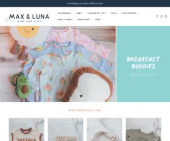 Maxlunashop.com(Max & Luna) Screenshot