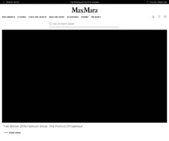 Maxmara.com(Experience Max Mara) Screenshot