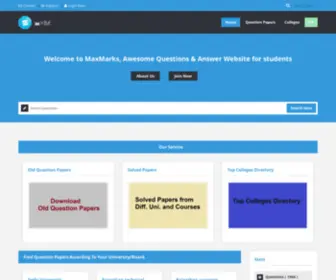 Maxmarks.in(Previous Year Solved Papers) Screenshot
