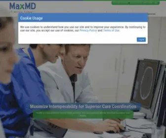 Maxmddirect.com(MaxMD Direct Secure Messaging) Screenshot