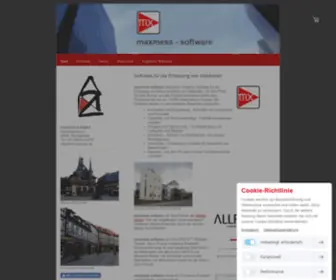 Maxmess-Software.de(Intelligente Software fuer die Bestandserfassung) Screenshot