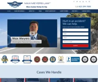 Maxmeyerslaw.com(Max Meyers Law PLLC) Screenshot