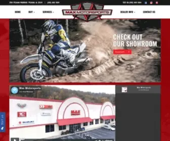 Maxmotorsports.com Screenshot