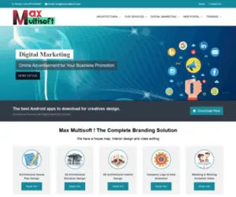 Maxmultisoft.com(Website Development) Screenshot