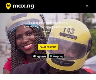 Max.ng(On Demand Motorbike Hailing and Delivery Service In Lagos) Screenshot