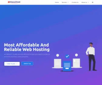 Maxohost.com(Affordable LiteSpeed Server & Best Reseller Solutions) Screenshot