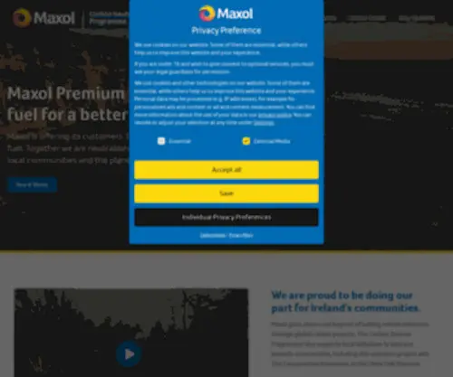 Maxolcarbonneutral.ie(Carbon Neutral Programme) Screenshot