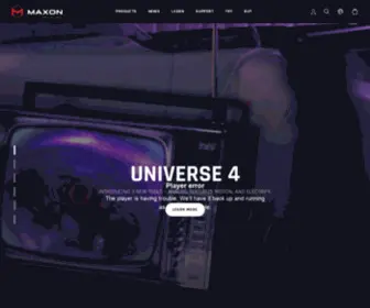 Maxon3D.com(Maxon3D) Screenshot