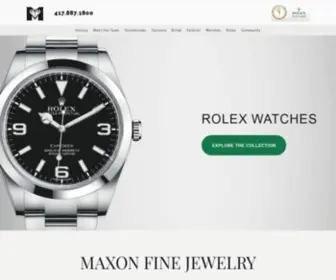 Maxonfinejewelry.com(Maxon Fine Jewelry) Screenshot