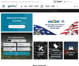 Maxonhyundai.com Screenshot