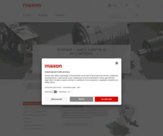 Maxonmotor.it(Maxonmotor) Screenshot