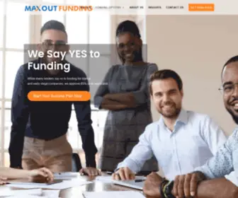 Maxoutfunding.com(MaxOut Funding) Screenshot