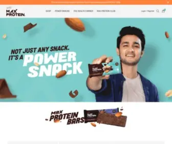 Maxprotein.in(Buy Healthy Snacks Online) Screenshot