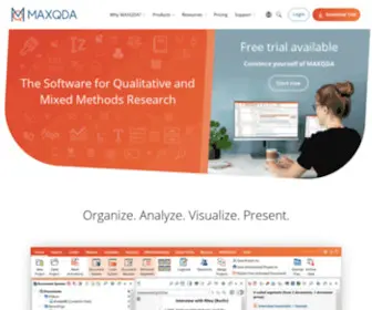 MaxqDa.com(All-In-One Tool for Qualitative Data Analysis) Screenshot