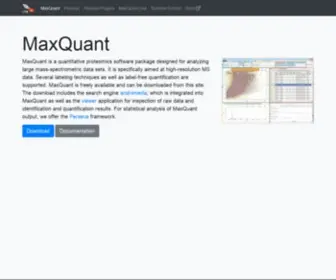 Maxquant.org(Nginx) Screenshot