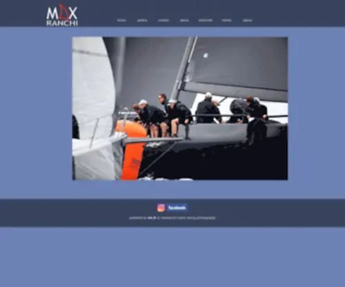 Maxranchi.com(Yacht racing photography) Screenshot