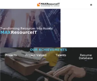 Maxresourceit.com(Maxresourceit is best IT Recruitment agency in Bangkok) Screenshot