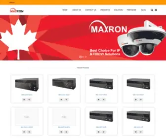 Maxron.co.kr(Maxron company) Screenshot
