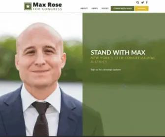 Maxroseforcongress.com(Maxroseforcongress) Screenshot