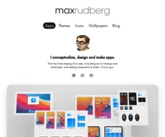 Maxrudberg.com(UI Designer) Screenshot