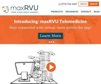 Maxrvu.com(Mobile Medical Billing Software) Screenshot