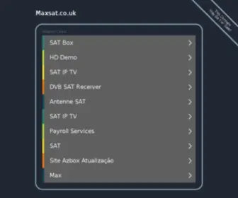 Maxsat.co.uk(Digital Satellite TV Channels) Screenshot