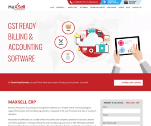 Maxsellaccounting.com(Maxsell accounting software Kannur Kerala India) Screenshot