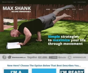 Maxshank.com(MAX SHANK) Screenshot