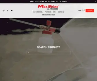 Maxshineusa.com(All For Detailing) Screenshot