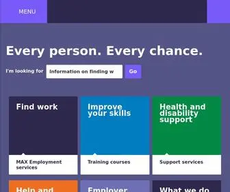 Maxsolutions.com.au(Employment, disability and training service provider in Australia) Screenshot