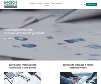 Maxson-Accounting.com(Maxson & Associates Accounting Corporation) Screenshot