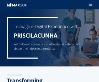 Maxsop.com(Technology, Innovation & Excellence) Screenshot