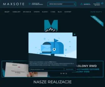 Maxsote.pl(Profesjonalne sklepy internetowe) Screenshot