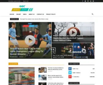 Maxsportsnews.com(Max Sports News) Screenshot