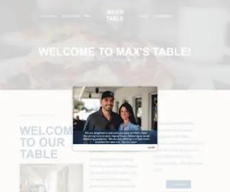 Maxstablesrq.com(Breakfast, Lunch, Catering) Screenshot