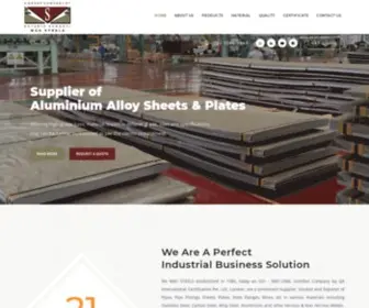 Maxsteels.com(Aluminium Alloy Pipes) Screenshot