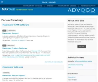 Maxtalk.com(Home) Screenshot