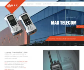 Maxtelecom.in(Maxtelecom) Screenshot