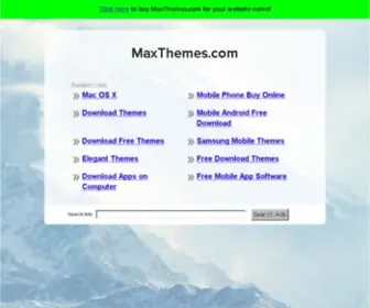 Maxthemes.com(Max Rudberg) Screenshot