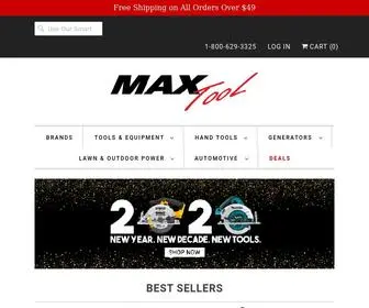 Maxtool.com(Your #1 Source for Quality Name Brand Tools) Screenshot
