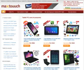 Maxtouuch.com(Tablet PCs) Screenshot