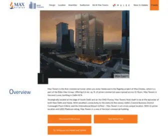 Maxtowers.com(Max Towers) Screenshot