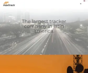 Maxtrack.com.br(A maior empresa de rastreamento da américa latina) Screenshot