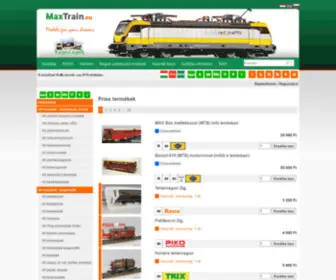 Maxtrain.hu(Vasútmodell) Screenshot