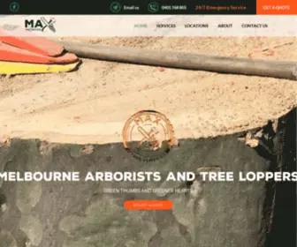 Maxtreeremovalmelbourne.com.au(Tree Removal Melbourne) Screenshot