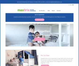 MaxtrixKidsrooms.com(Quality Kids Bedroom Furniture) Screenshot