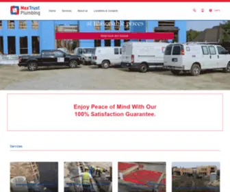 Maxtrust.co(MaxTrust Plumbing) Screenshot