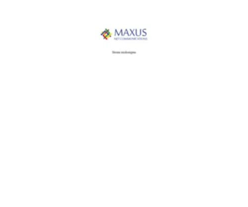 Maxus.com.pl(Domena maxus.pl) Screenshot