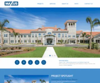 Maxusconstruction.com(Construction Company) Screenshot